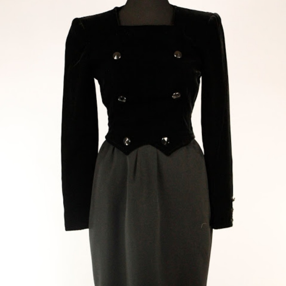 Valentino Tuxedo Dress